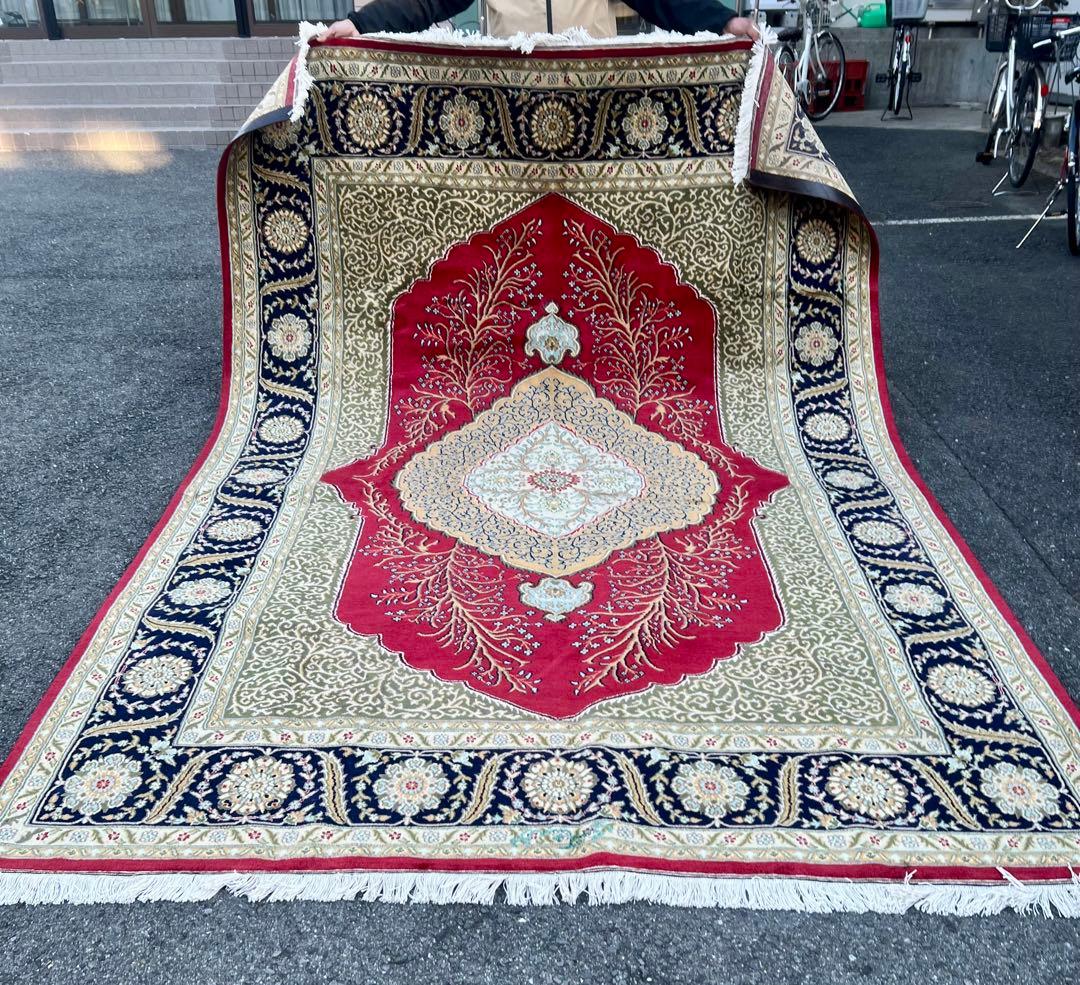 ムガル ペルシャ カーペット/サイズ:200x300cm……fjb1。