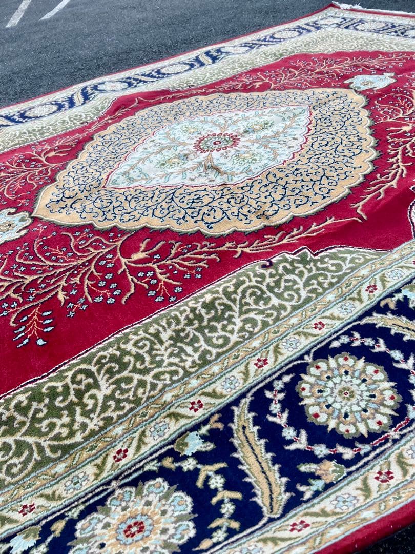 ムガル ペルシャ カーペット/サイズ:200x300cm……fjb1。