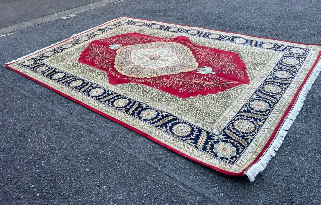 ムガル ペルシャ カーペット/サイズ:200x300cm……fjb1。