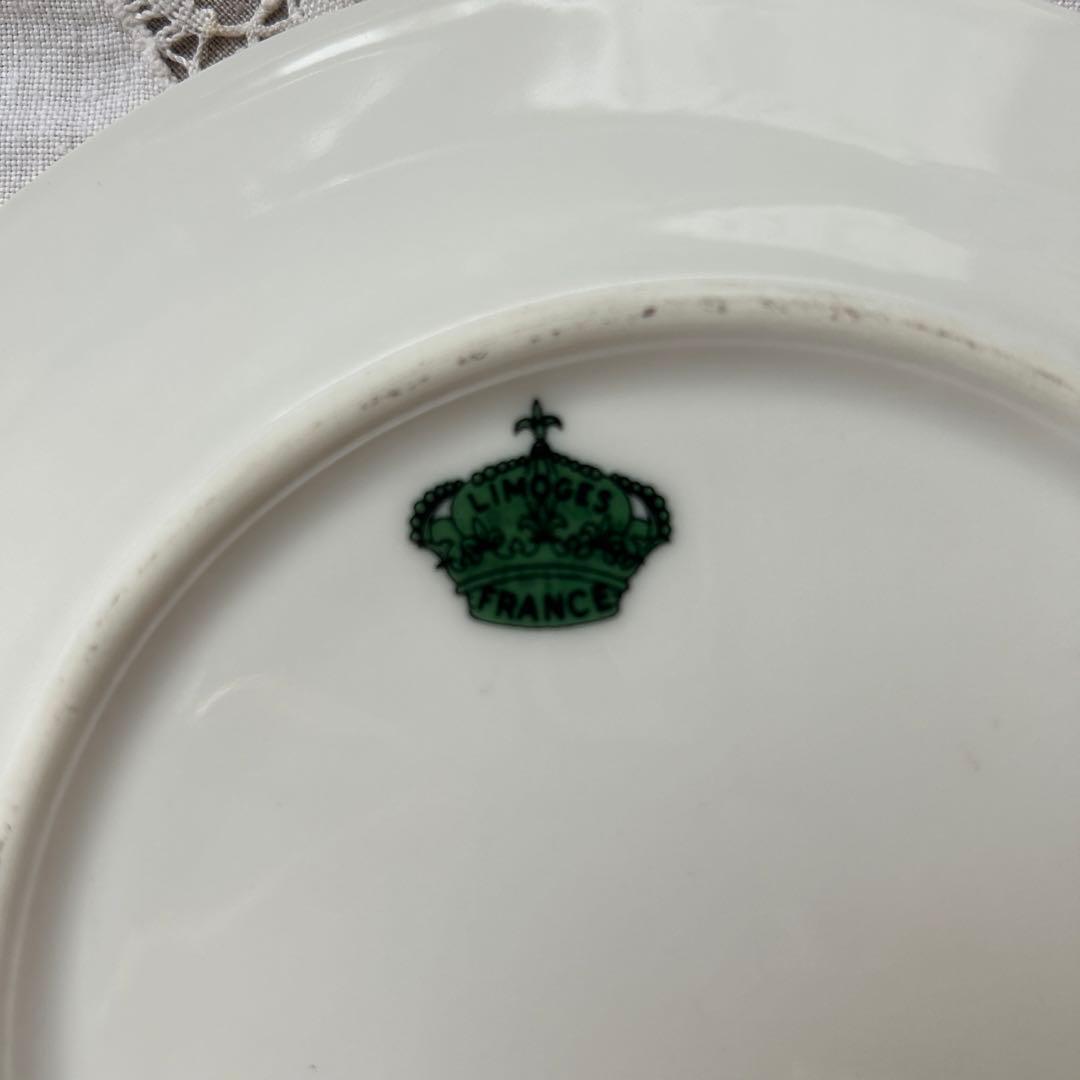 リモージュ　子供キッズ柄　プレート皿3枚セット　フランスアンティーク