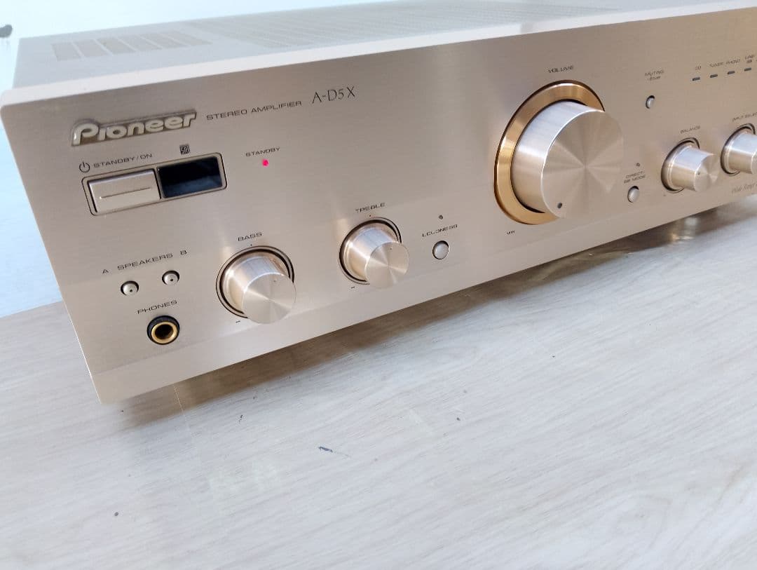 パイオニアプリメインアンプ「Pioneer A-D5X」動作品(よ39)