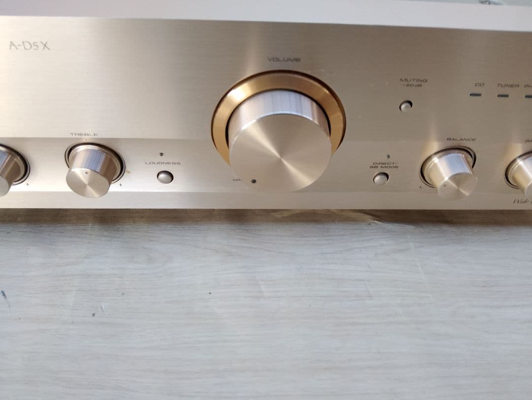 パイオニアプリメインアンプ「Pioneer A-D5X」動作品(よ39)