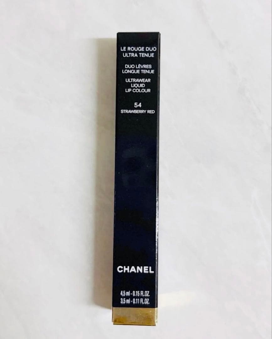 【新品】CHANELルルージュデュオウルトラトゥニュ 54 ストロベリーレッド