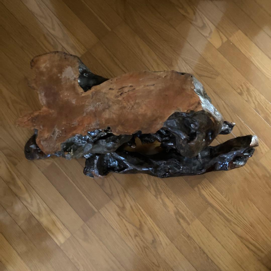 台座　木の切り株　天然木