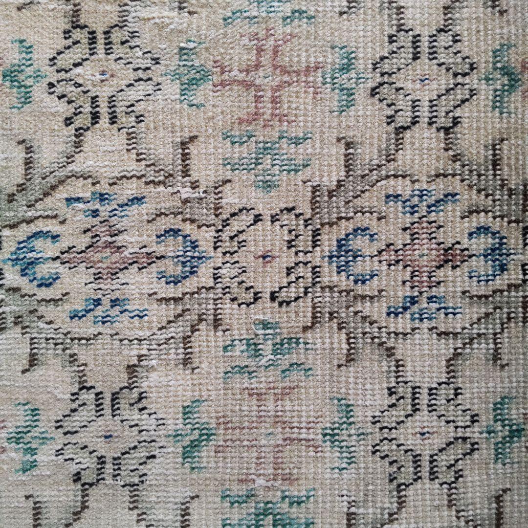 【すみれ】トルコラグ　94×209　ヴィンテージラグ　MS039