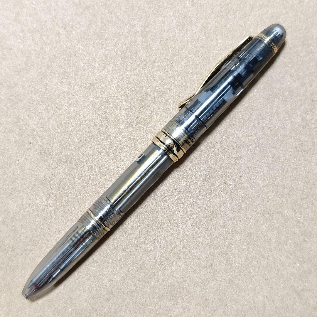 Pilot　2+1RV 廃盤ボールペン　多機能ペン　透明　スケルトン