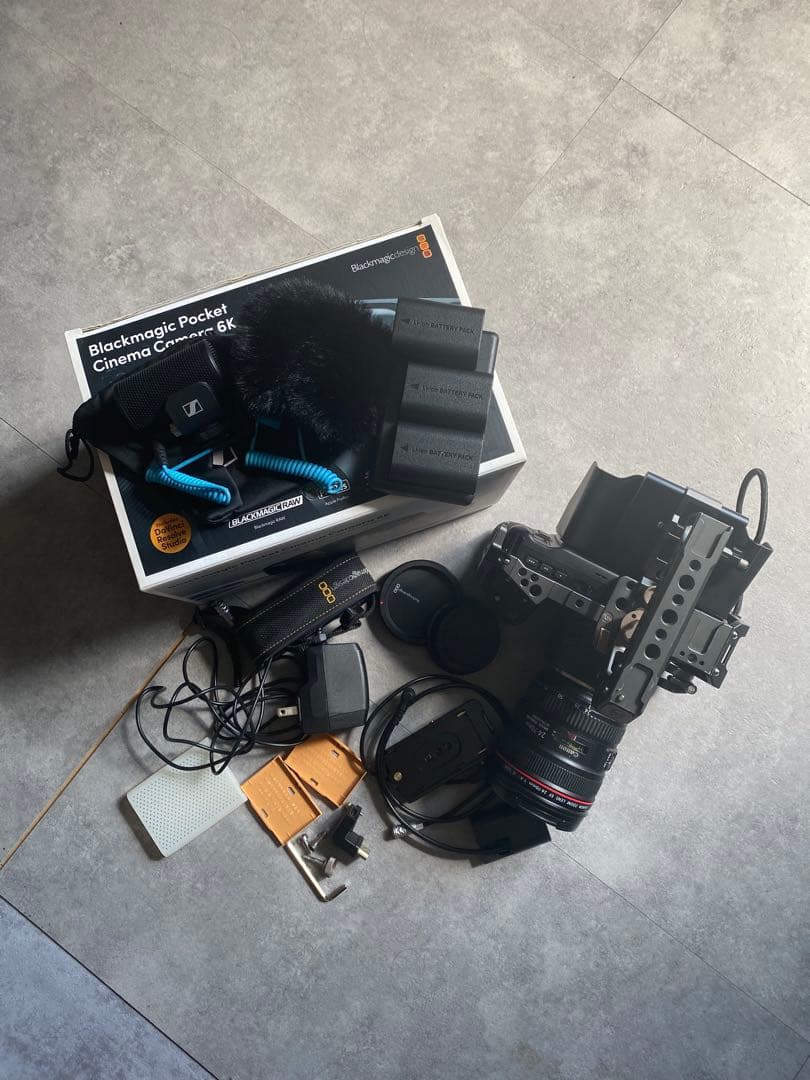 BMPCC6K、レンズ、リグ、マイク、1TB SSD等のセット