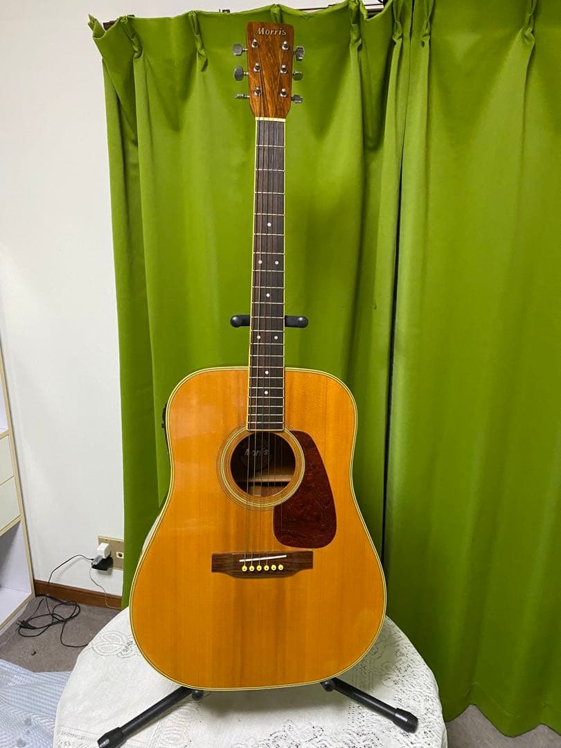 美品　弾き語りしようぜ！気分は谷村新司Morris MDエレアコ アコギもOK！