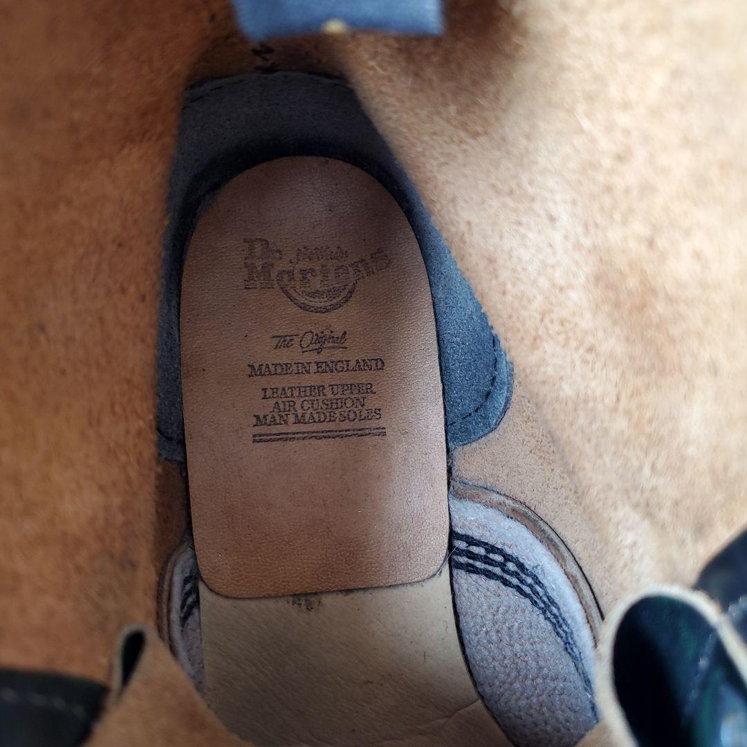 【希少濃緑×ゴールデンサイズ】英国製 ドクターマーチン 8ホール UK7.5