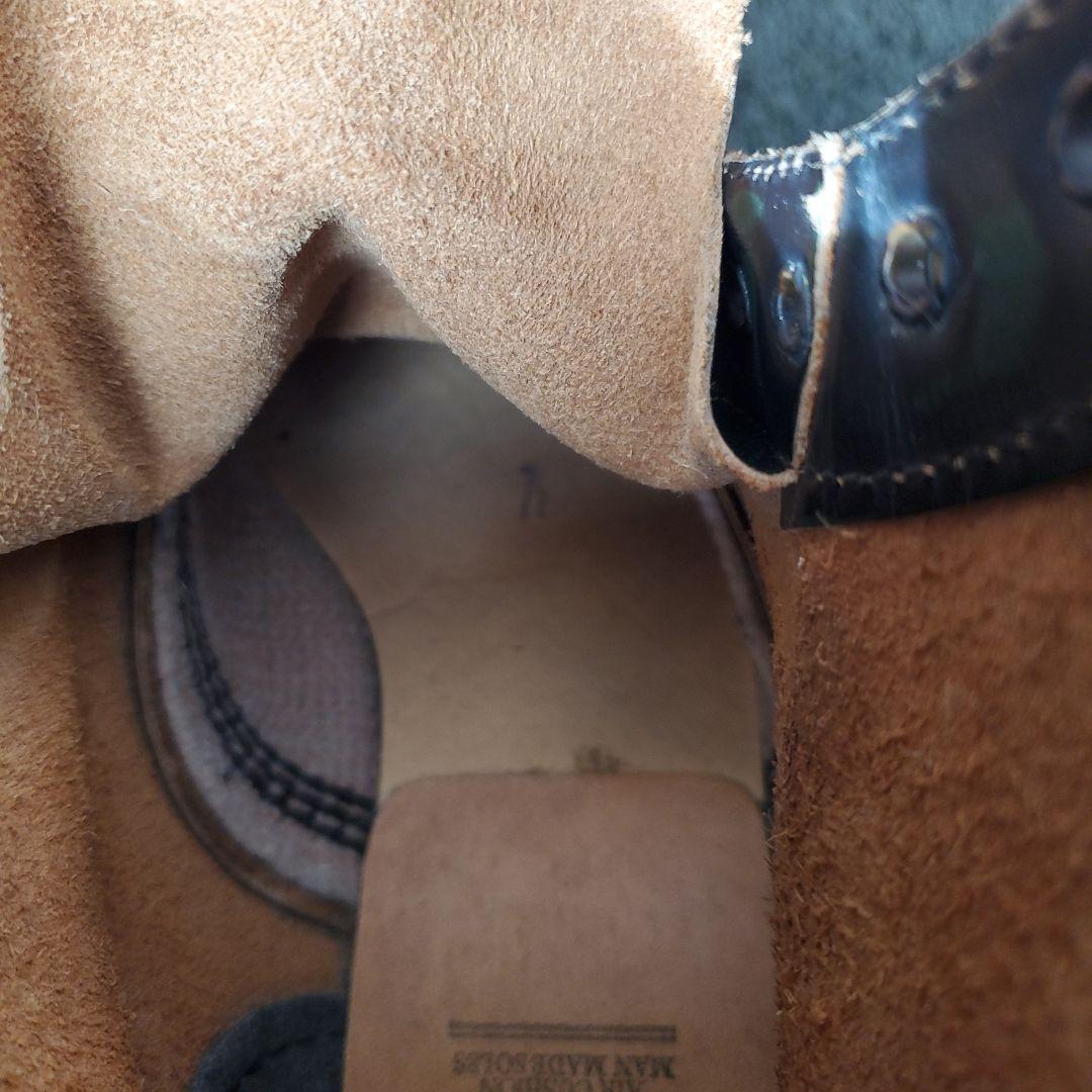 【希少濃緑×ゴールデンサイズ】英国製 ドクターマーチン 8ホール UK7.5