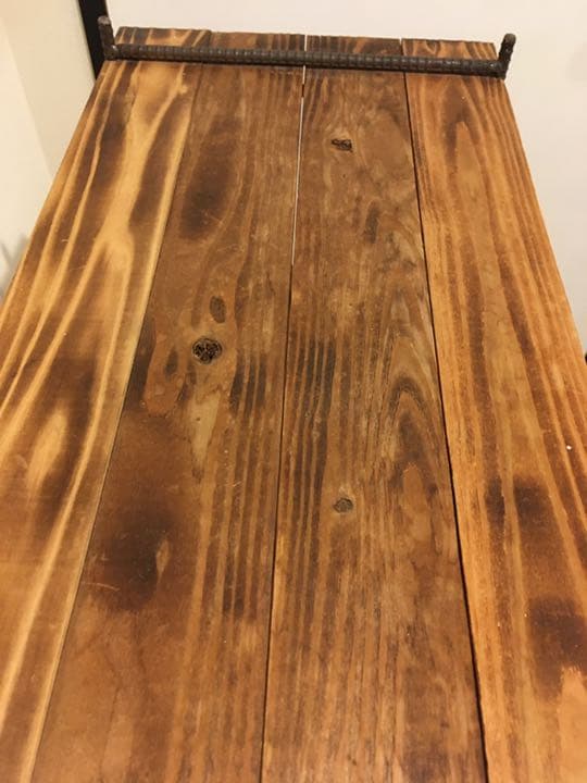 ウッドアイアンラック　組み立て式