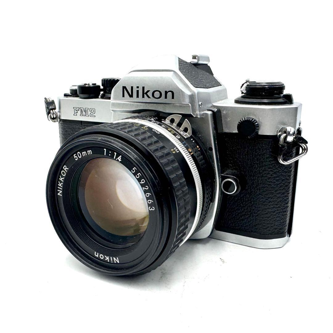 動作良好 Nikon FM2 & Ai-S 50mm F1.4 シルバー