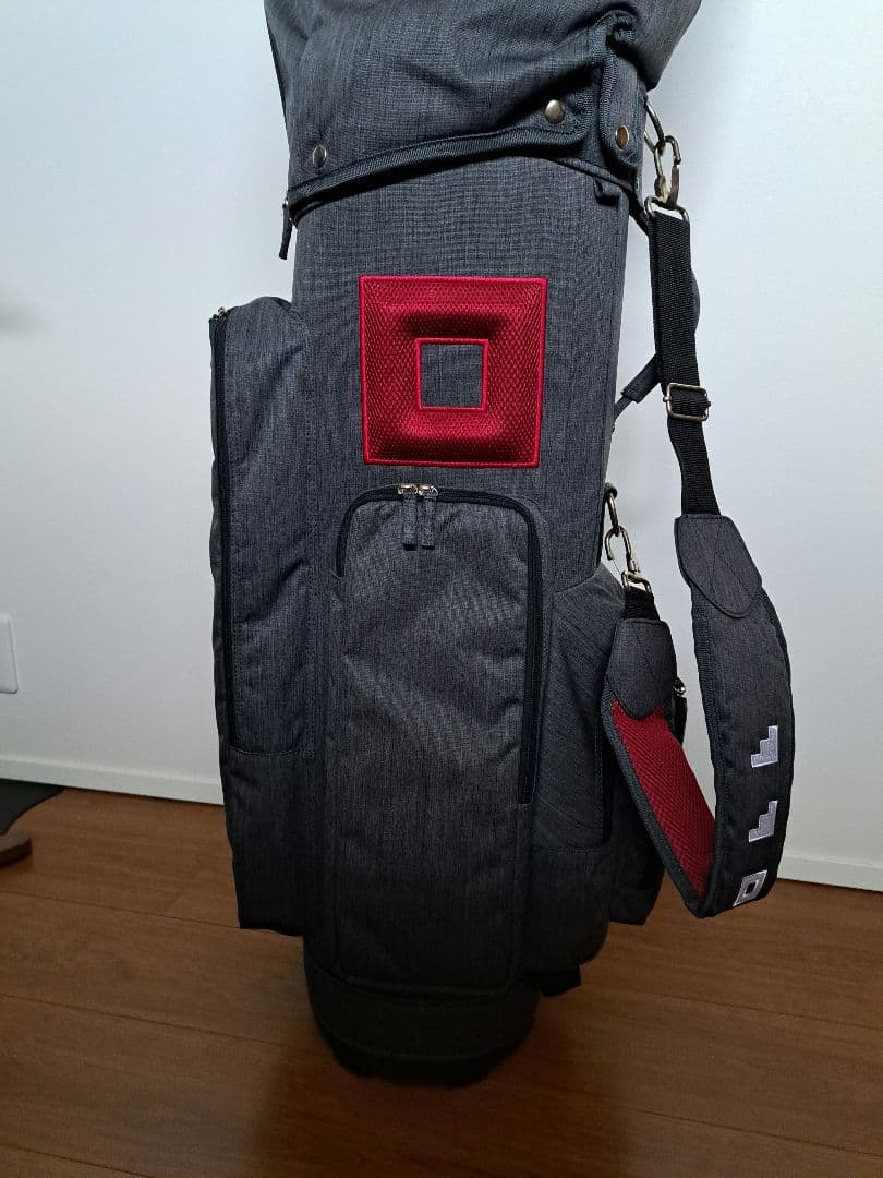 美品　ONOFF オノフ キャディバッグ 杢 （モク） グレー