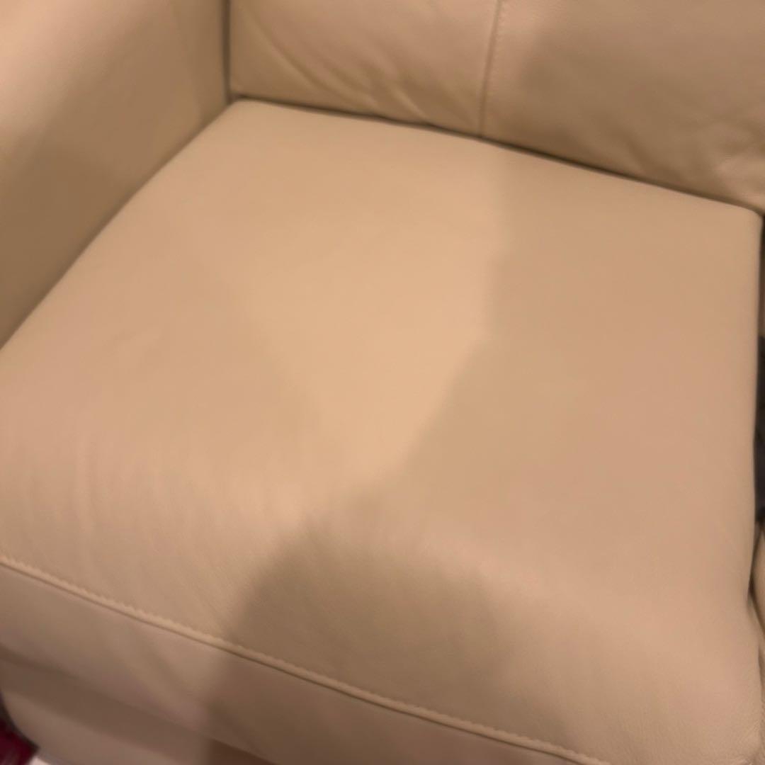 ✨美品✨ニトリ　アイボリー 電動リクライニングソファ