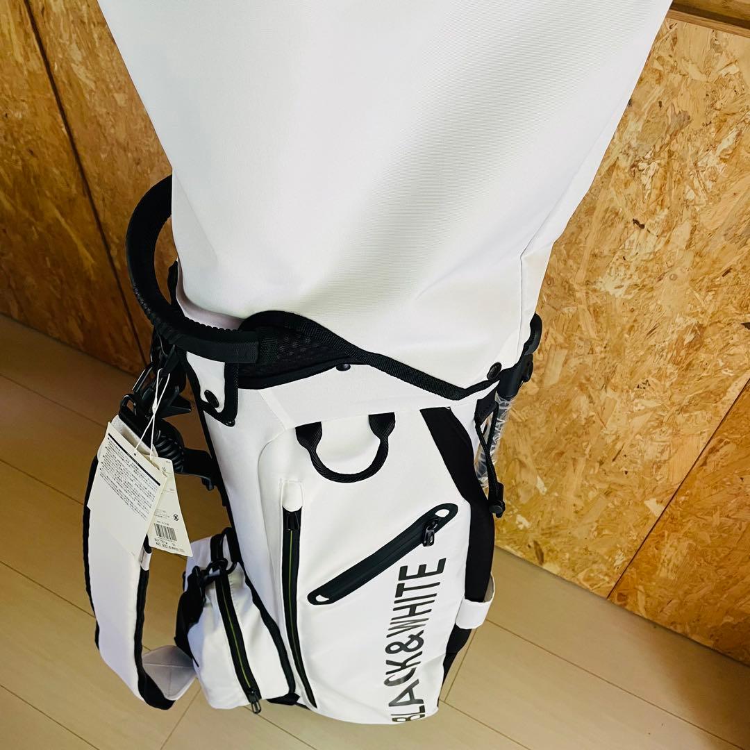 【新品】B&W スタンドゴルフバッグ ホワイト