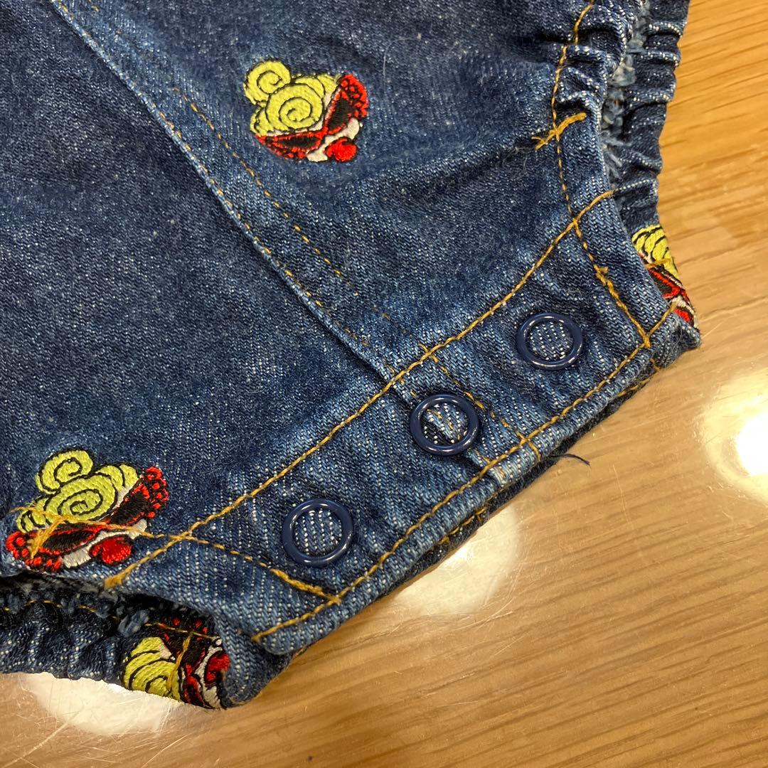 専用出品 HYSTERIC MINI 刺繍デニム ダルマ インディゴ 美品