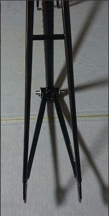 送料込み　BRIDGESTONE ピスト フレーム ブラック njs 競輪