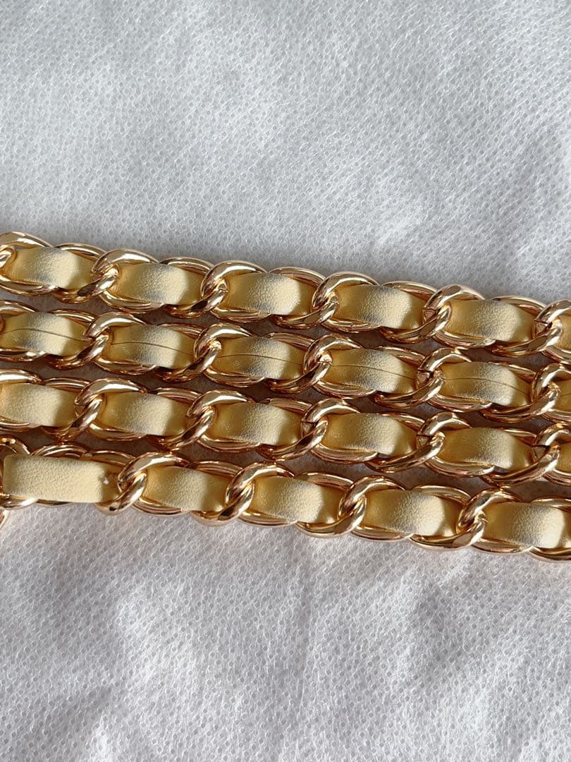 【イエロー】Darich キルティングスクエアミニバッグ ゴールドパーツ