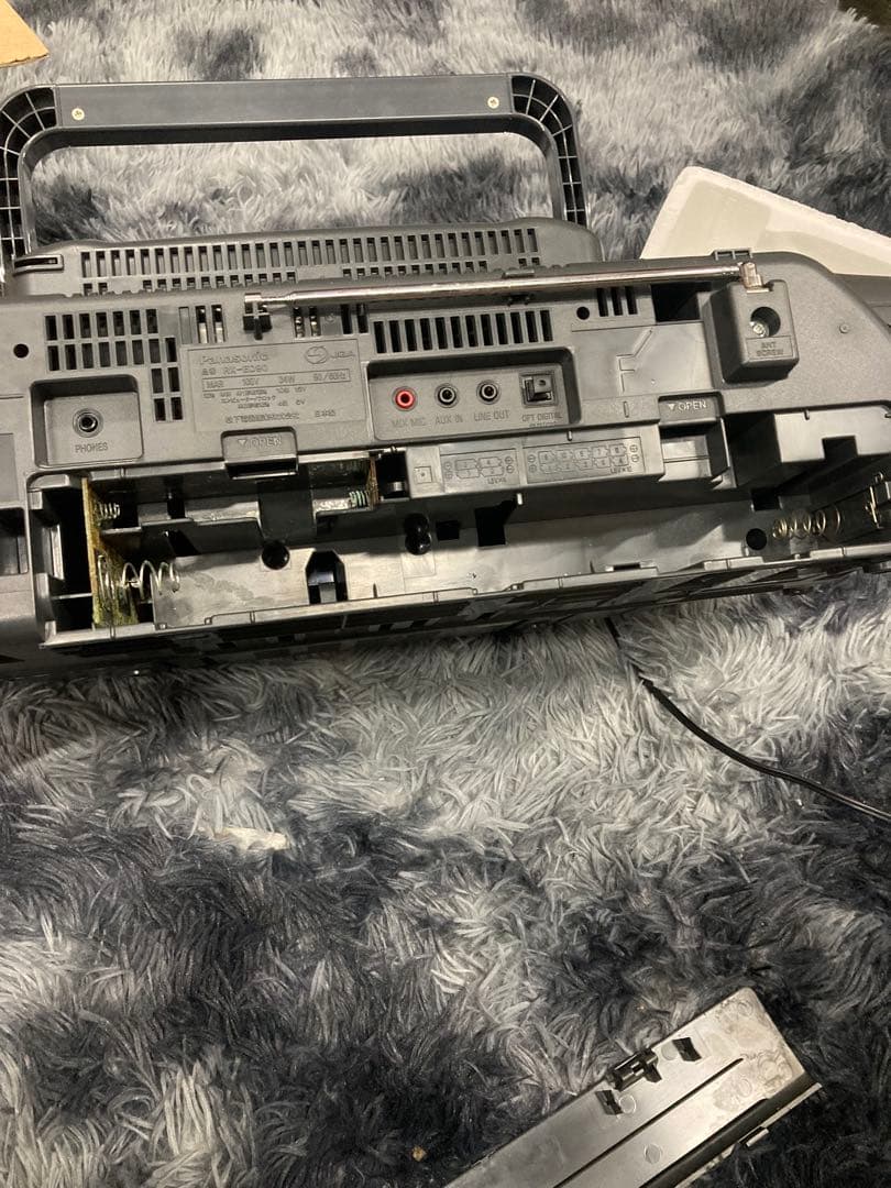 B0303)パナソニック　オーディオ　コブラトップ　RX-ED90-K