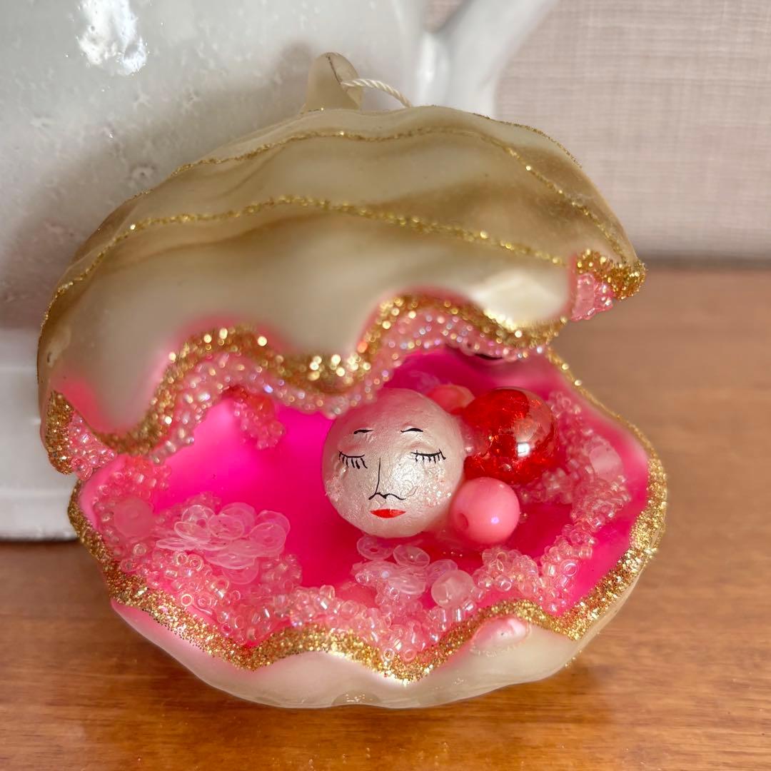 アスティエ　オーナメント　クリスマス 真珠　パール　貝