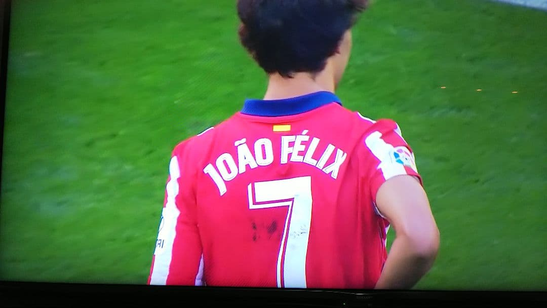 証明書付きジョアン・フェリックス 実使用サイン入りユニフォーム fcバルセロナ