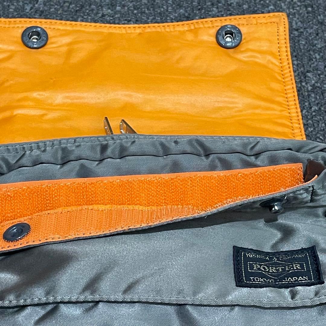 極美品 希少色✨ポーター タンカー ショルダーバッグ ポシェット シルバーグレー