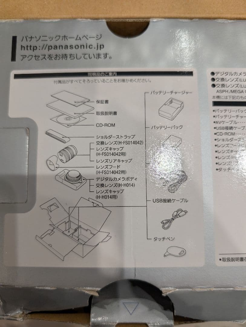 Panasonic GF3 ホワイト 14-42mmレンズ付き
