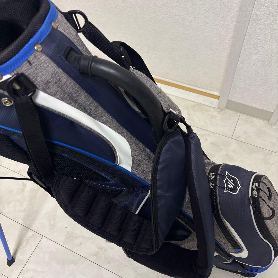 美品軽量 WILSON ウィルソン NEXUS3 スタンドキャディバッグ9.5型