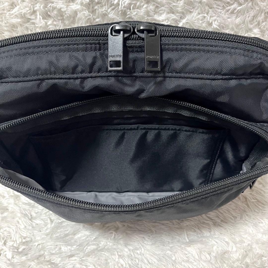 ✨未使用級✨PORTER フラッシュ 現行タグ ショルダーバッグ ブラック