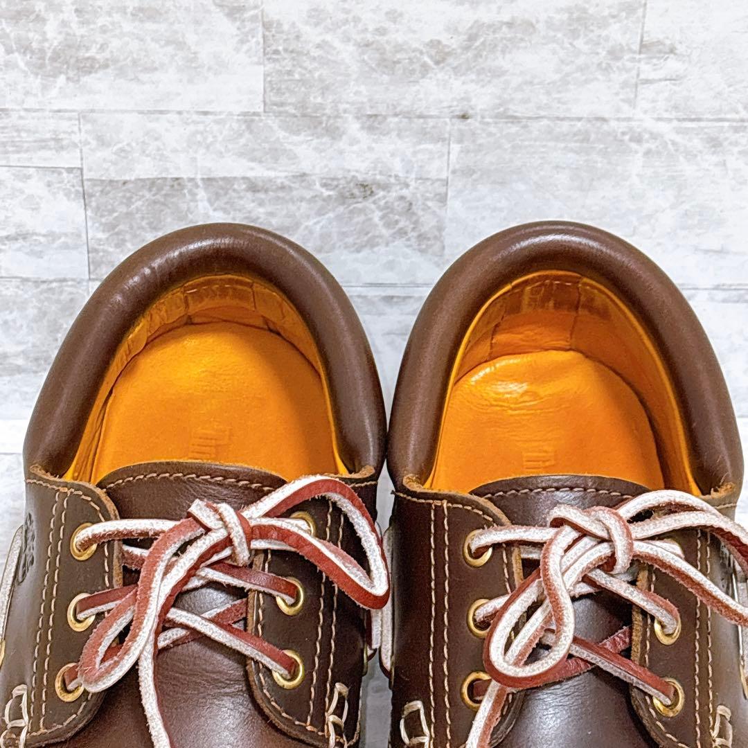 美品✨ティンバーランド 3EYE デッキシューズ 30003 24.5cm 茶