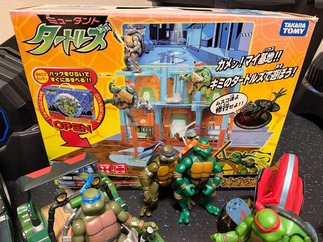限界特価　ミュータント・タートルズ フィギュアセット　2003,2004