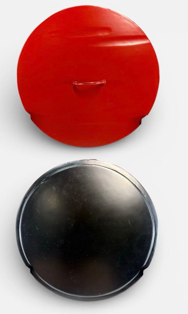 【中古品】中村秋峰造仁清末広唐子遊絵水指（朱替蓋付）共箱USED〈税込•送料込〉