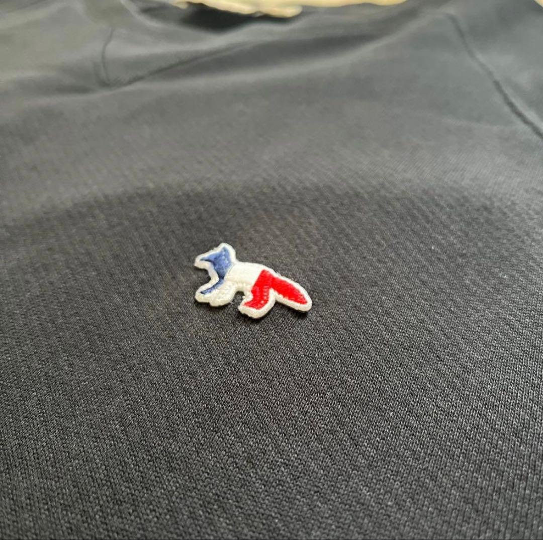 メゾンキツネ　トリコロール　フォックスパッチ　スウェットシャツ