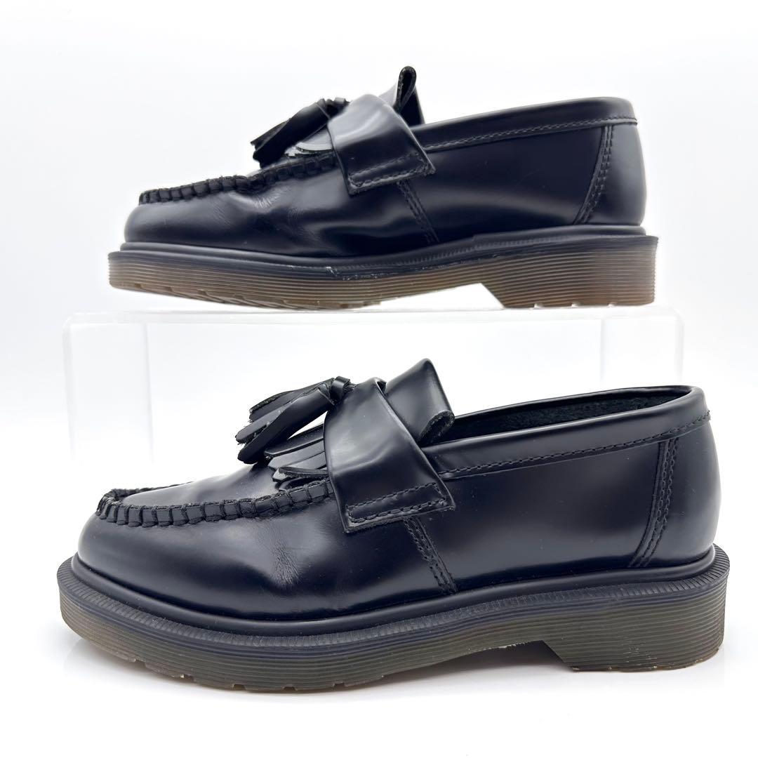 ドクターマーチン エイドリアン タッセル ローファー ブラック レザー 22