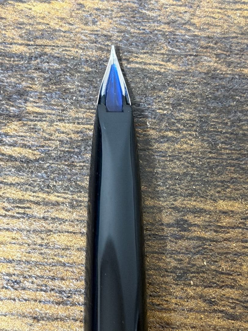 筆記確認&洗浄済　1977年製　蝕刻　エリート　18金　F パイロット　万年筆