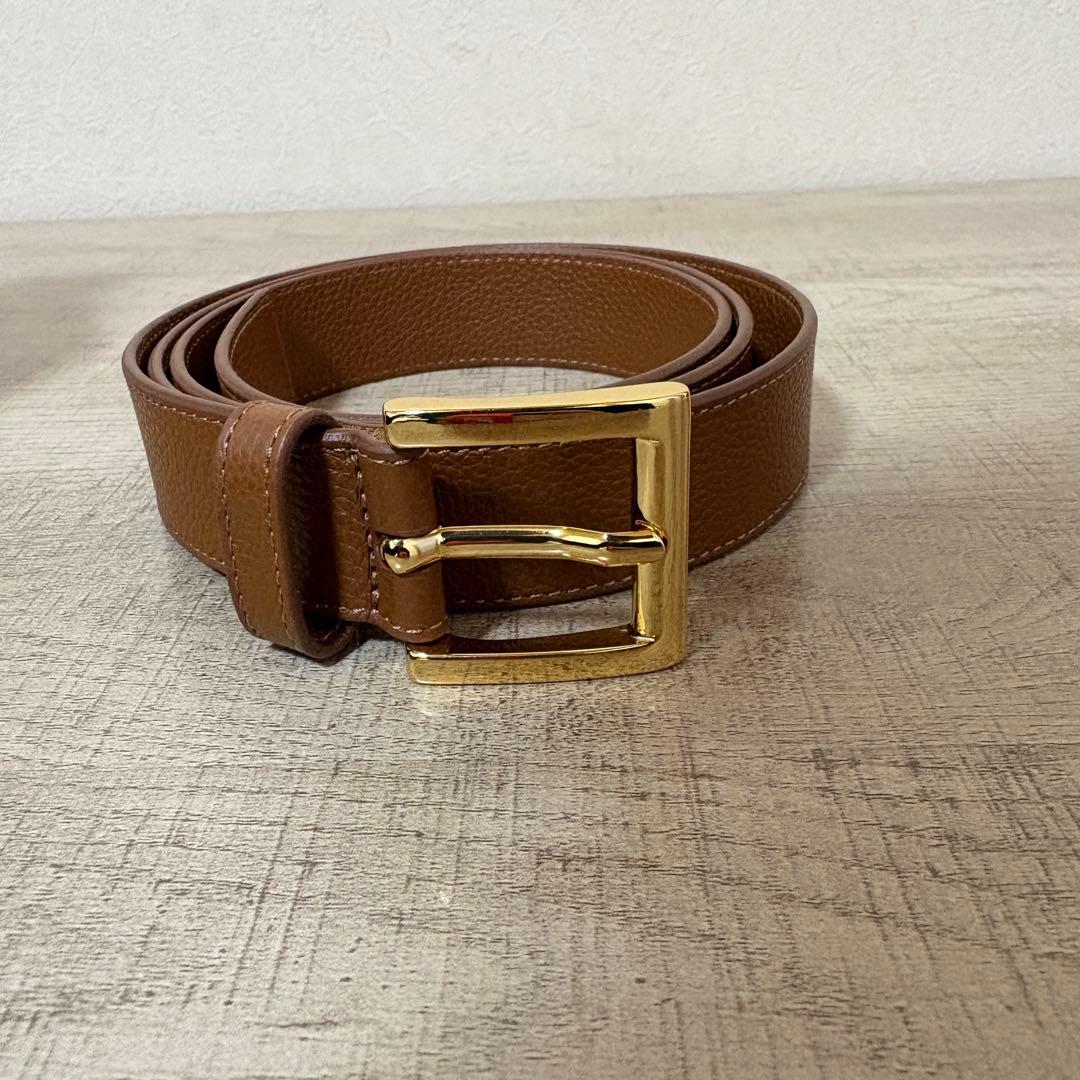 極美品 ATELIER AMBOISE アトリエ アンボワーズ レザー ベルト