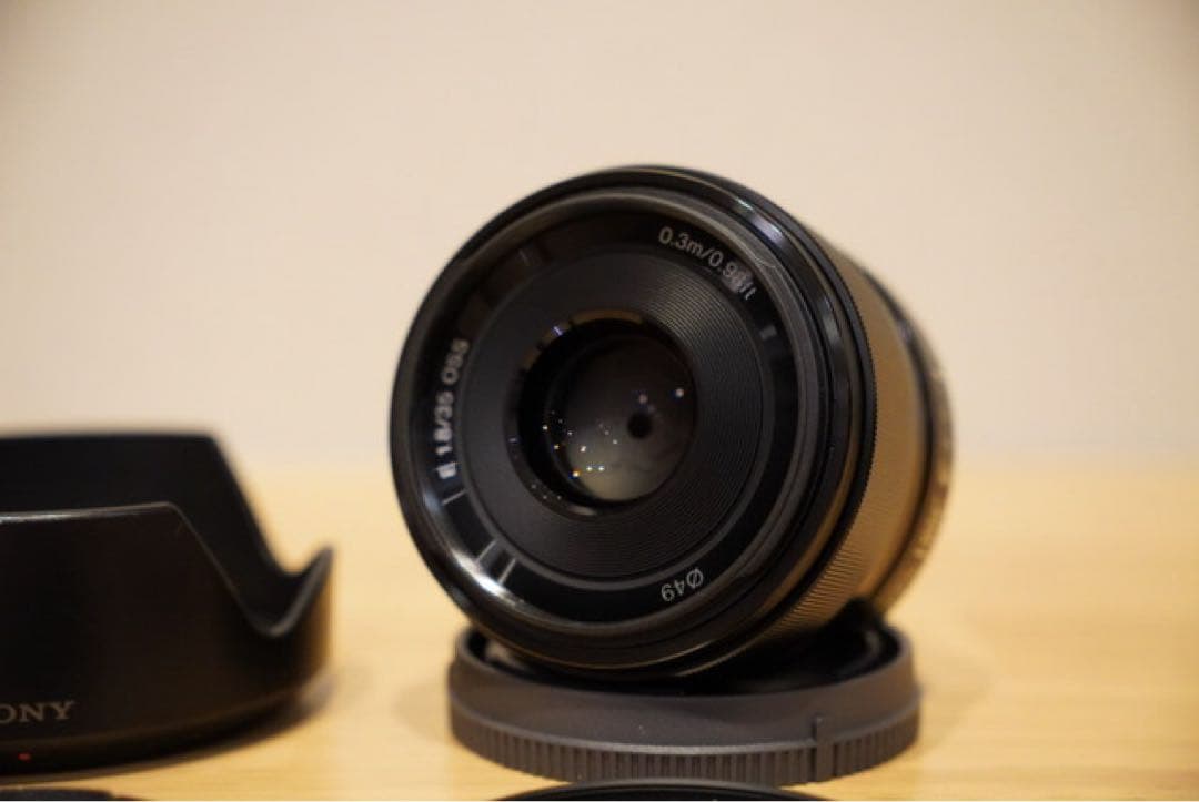 美品　SEL35F18 SONY レンズ　フィルター付き