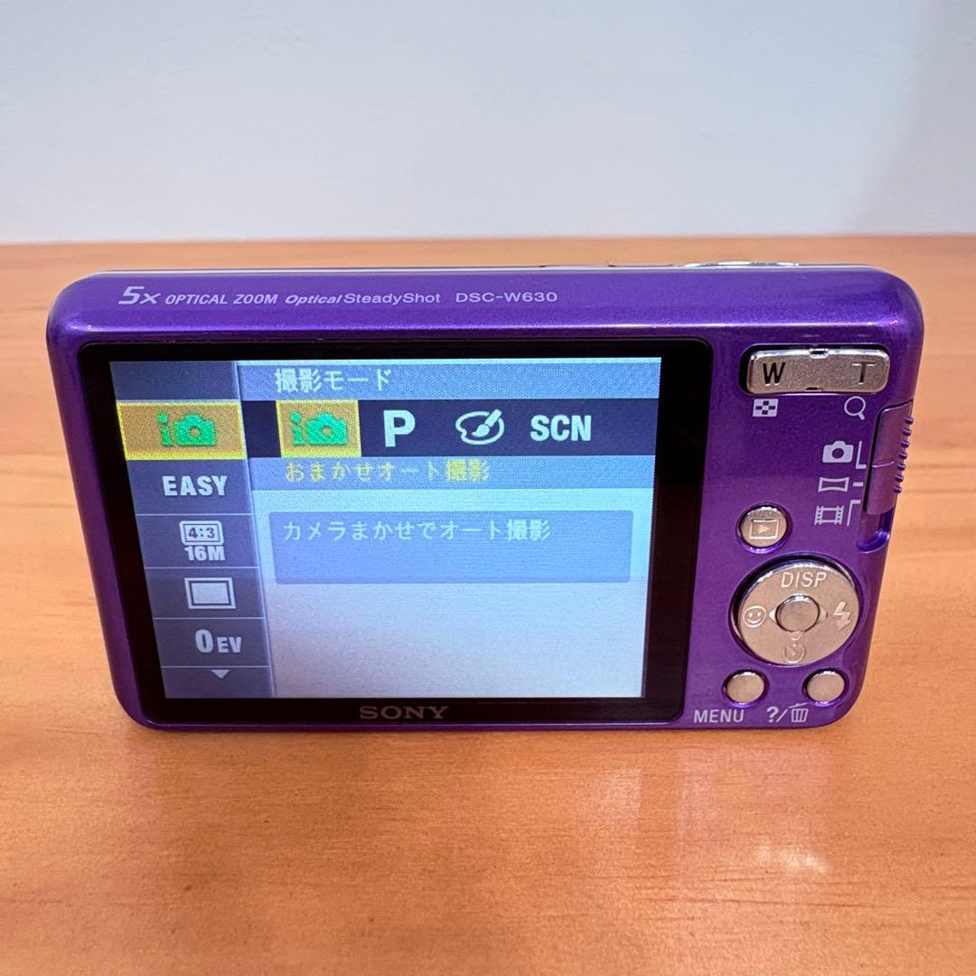SONY Cyber-shot デジタルカメラ DSC-W630 パープル