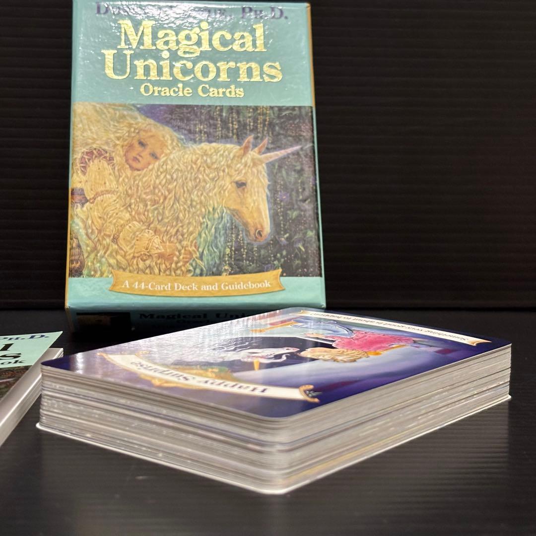 ユニコーンオラクルカード　日本語版解説書付き　３つセット