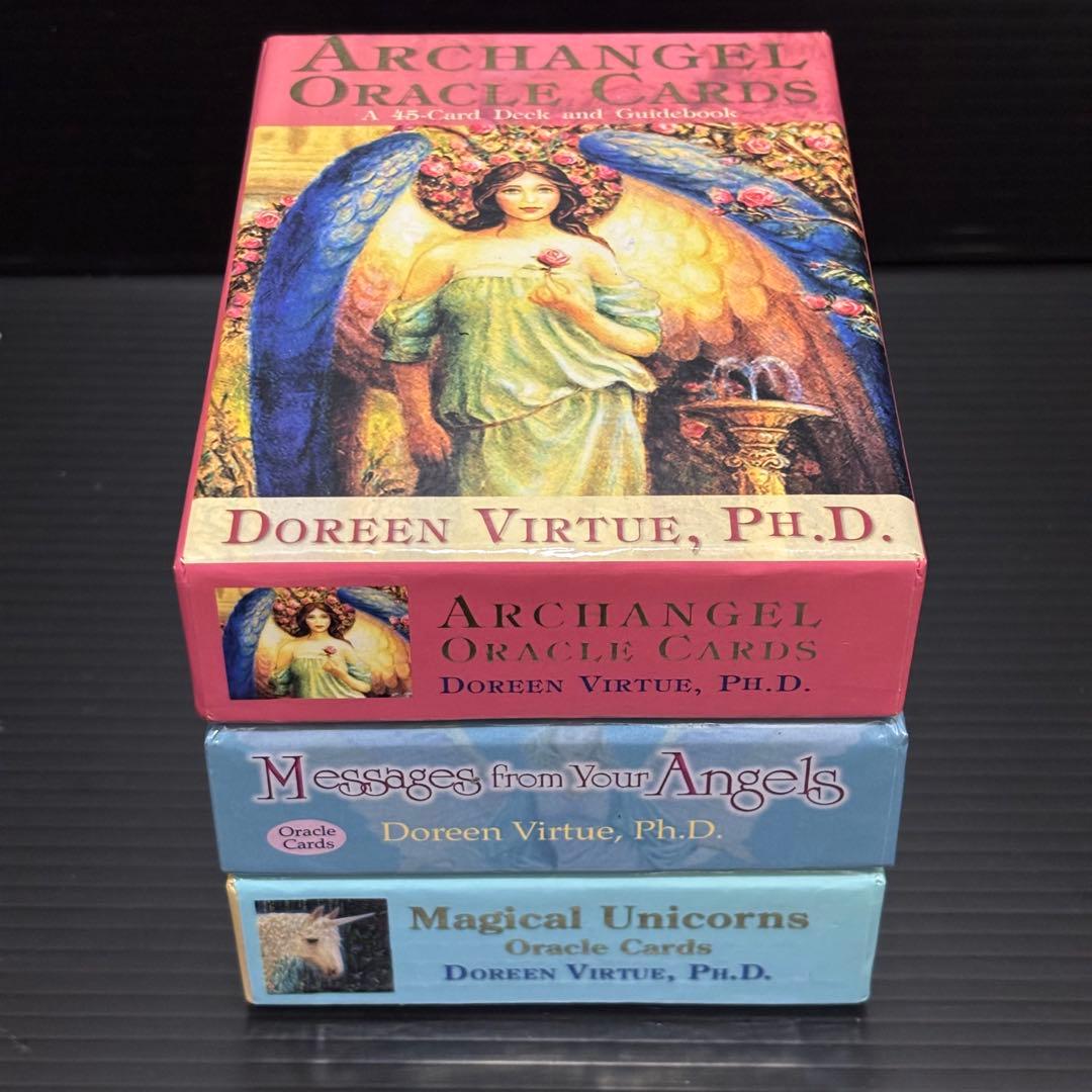 ユニコーンオラクルカード　日本語版解説書付き　３つセット