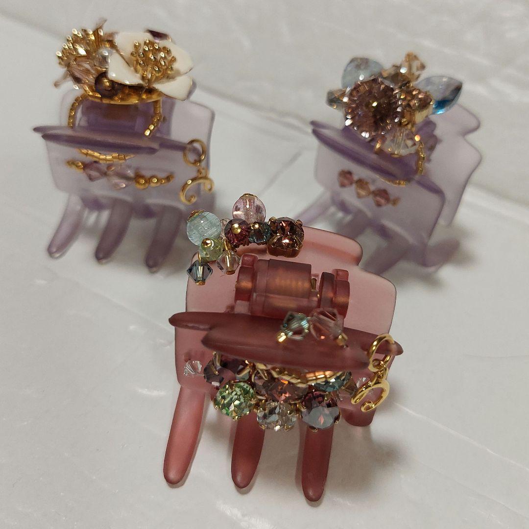 新品★コンプレックスビズ　クリップ中3個セット★アッカ