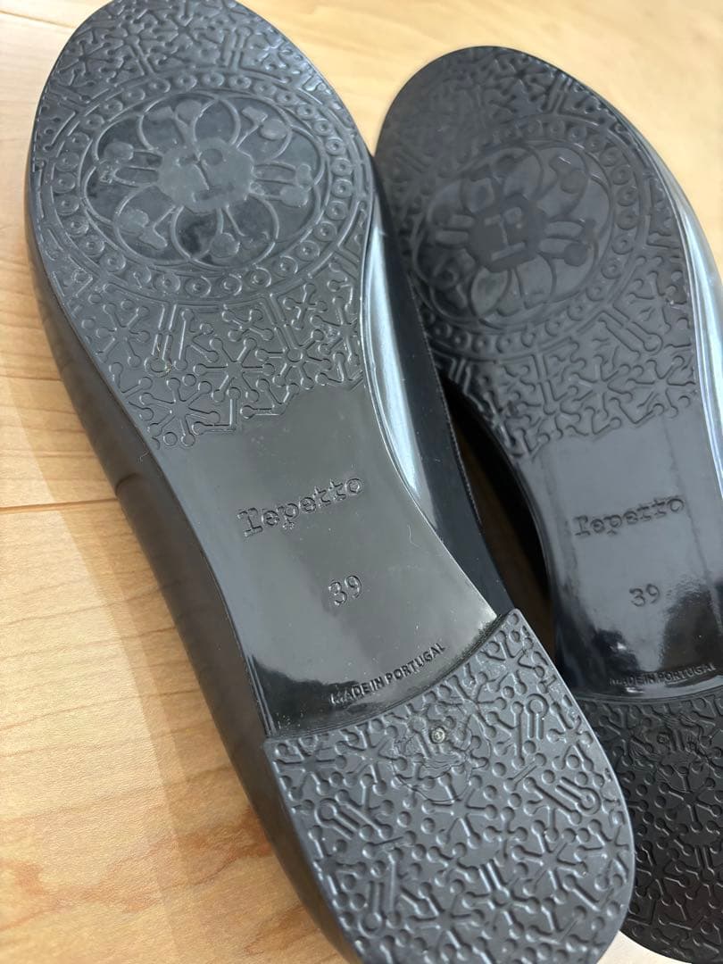 【新品未使用】Repetto レペット バレエシューズ サンドリオン 黒 39