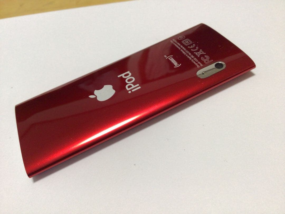iPod nano5世代16GB レッドno.29バッテリー交換済、usb付き