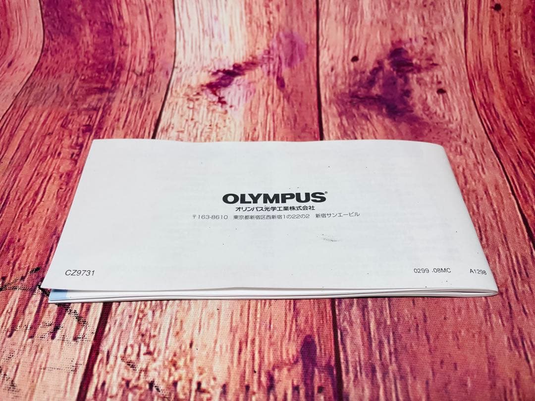 説明書付き OLYMPUS オリンパス μ mju II コンパクト