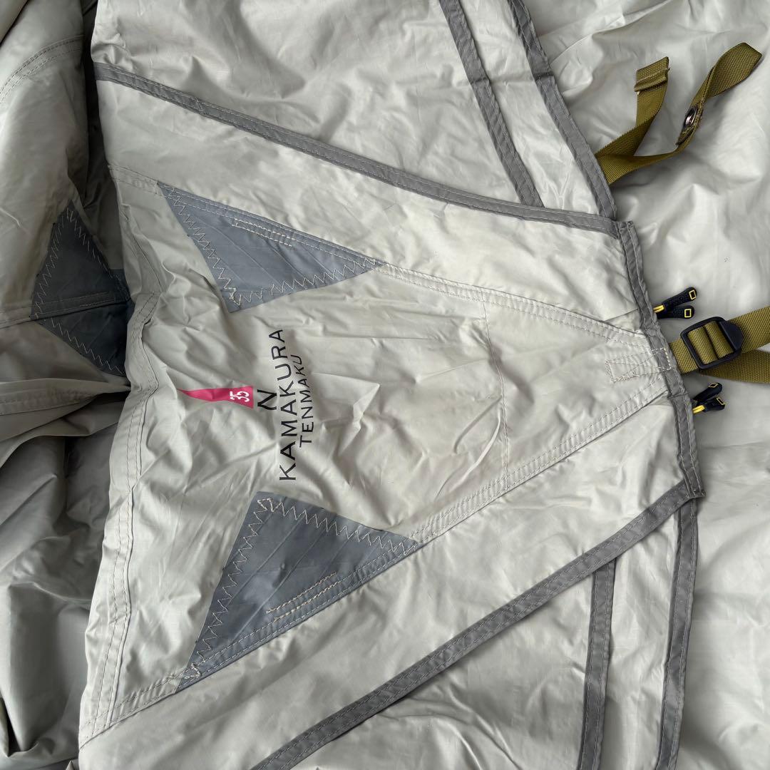 美品　鎌倉天幕 ナショナルジオグラフィック HIDEOUT DACポール付