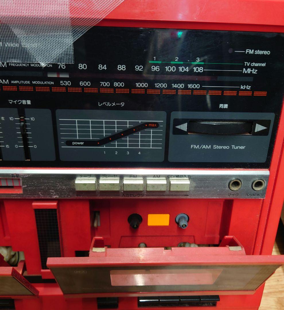 ■【激レア・昭和・当時物】National　SG-W2レコードコンポ