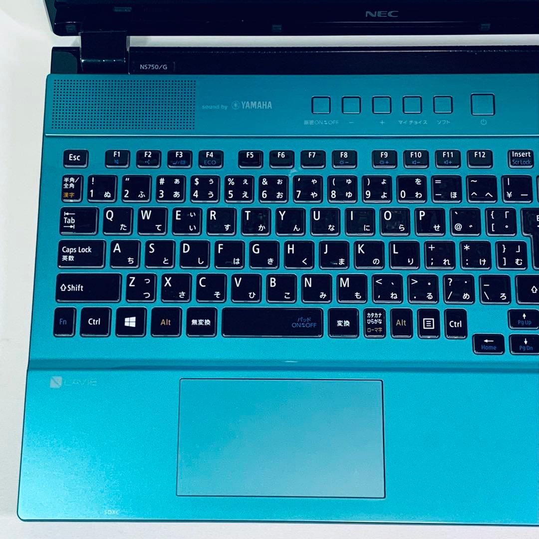 Core i7✨7世代✨SSD2TB✨32GB✨NEC✨グリーン✨ノートパソコン