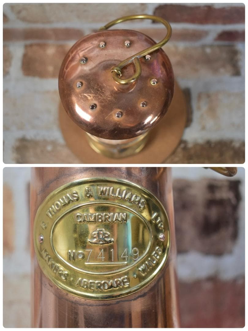 ★1981年製 E.Thomas & Williams 真鍮 コッパー ランタン