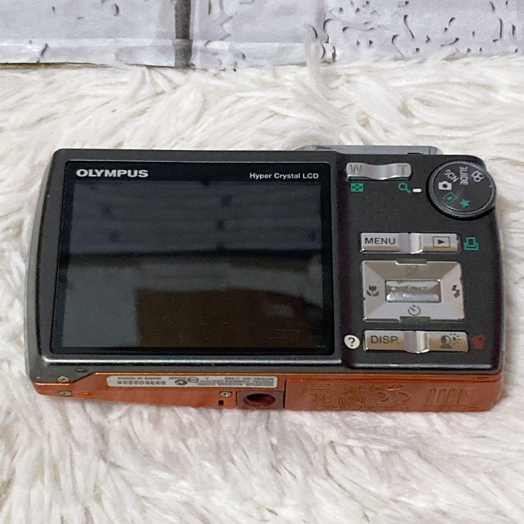 【動作品】 OLYMPUS オリンパス μ830 デジタルカメラ オレンジ