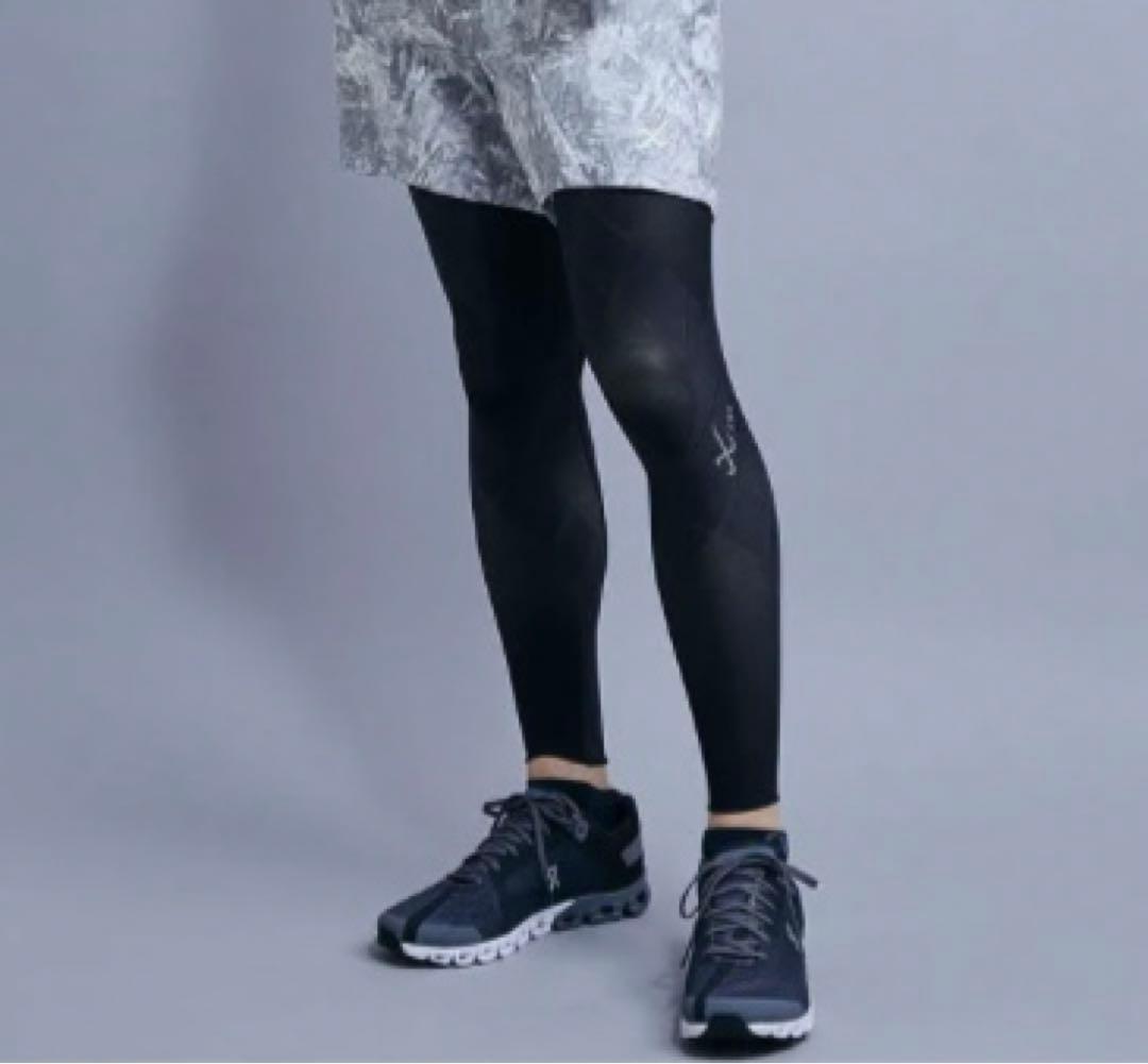 未使用CW-Xメンズスポーツタイツ黒LクールHZO779